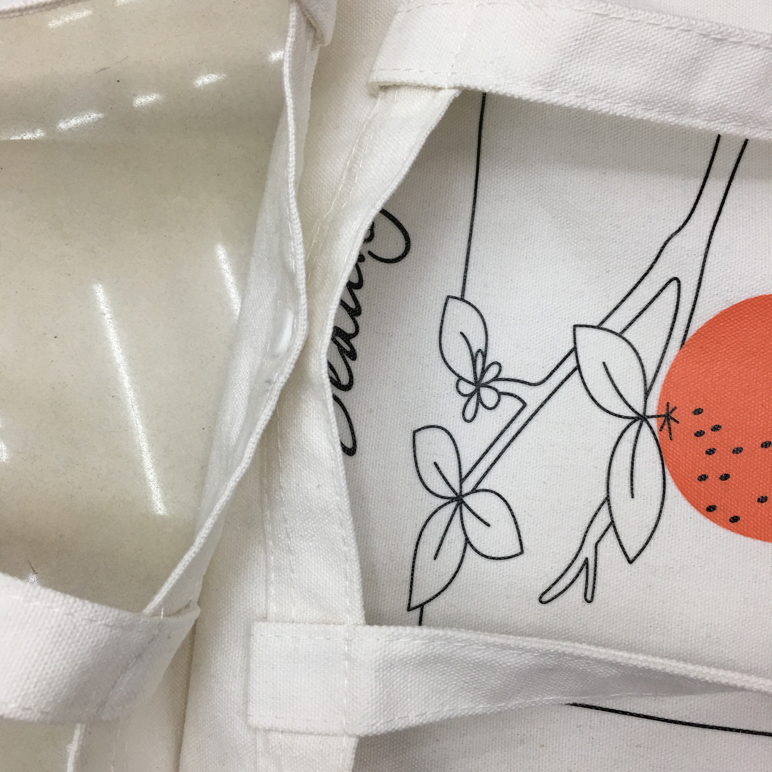 Simple Art Anti Cotton Canvas Bag Travel Bag Leisure Bag Cartoon Printed Cloth Bag Specification drawing