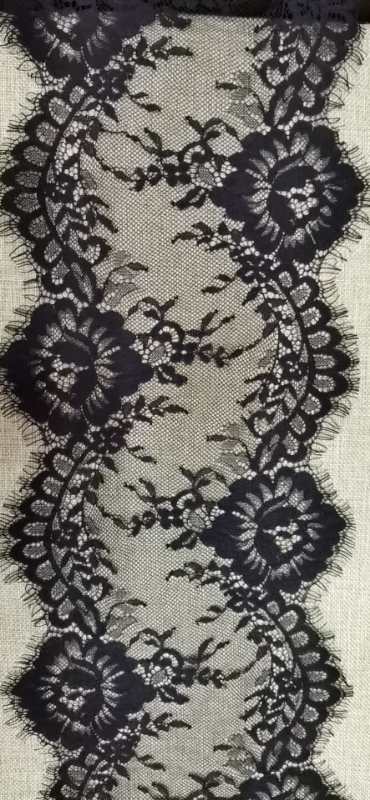 福建花边面料服装辅料花边蕾丝花边多款花边黑