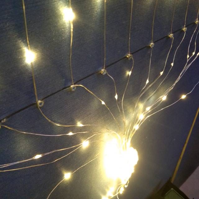 Popular led flashing light string Christmas tree-shaped energy-saving wall hanging Specification image