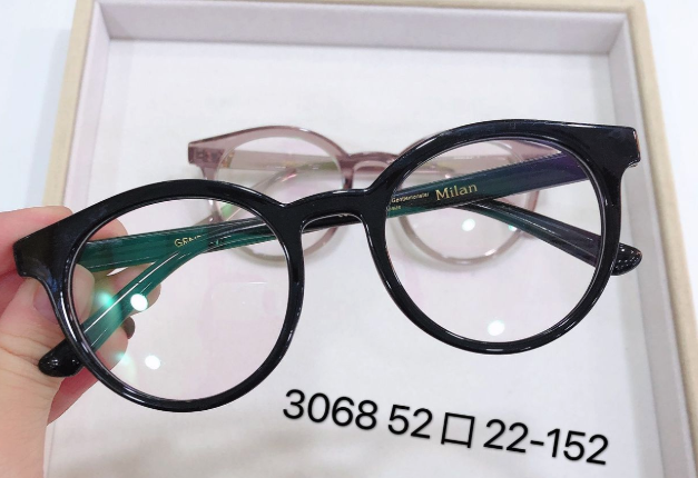 新款TR90韩版黑框眼镜平光镜大脸显瘦产品图