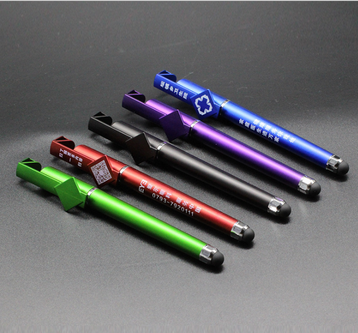 388手机支架笔 广告中性笔 新款可印二维码触屏笔定制批发