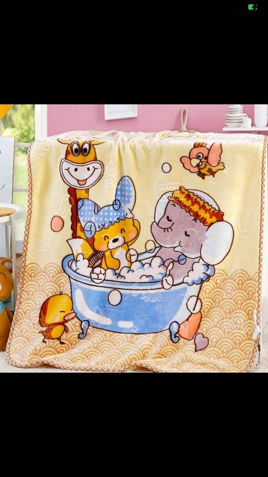 儿童毯新出生婴儿毯子双层儿童毯小孩午睡毯幼儿盖毯春秋包被毯图