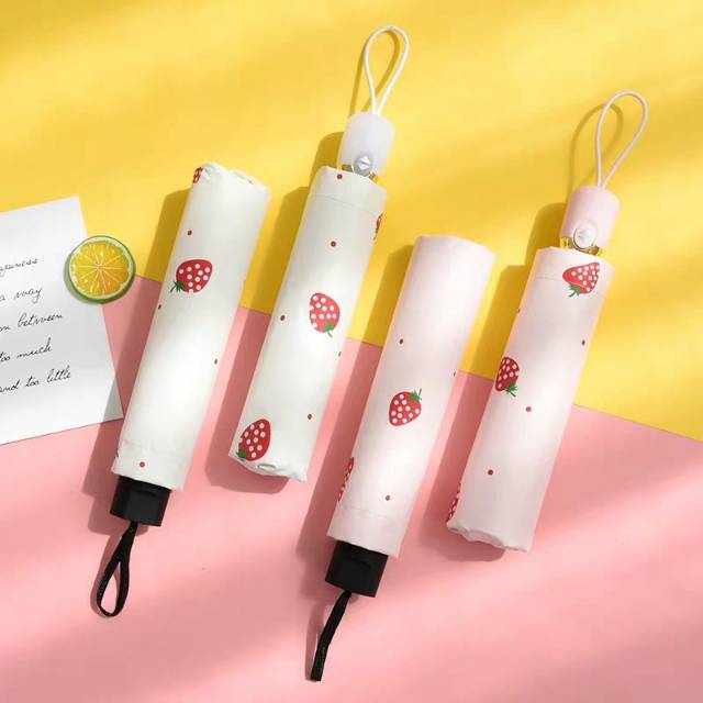 A fresh and light student folding umbrella for both sunny and rainy days, a sun protection and UV-blocking umbrella for men Specification image