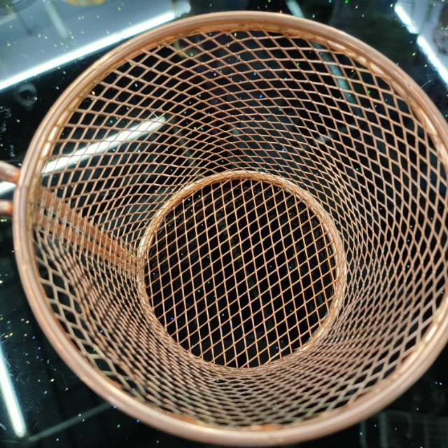 薯条篮小吃筐铁篮子小吃油炸盘子鸡块小吃篮点心筐篮子装饰碟子细节图