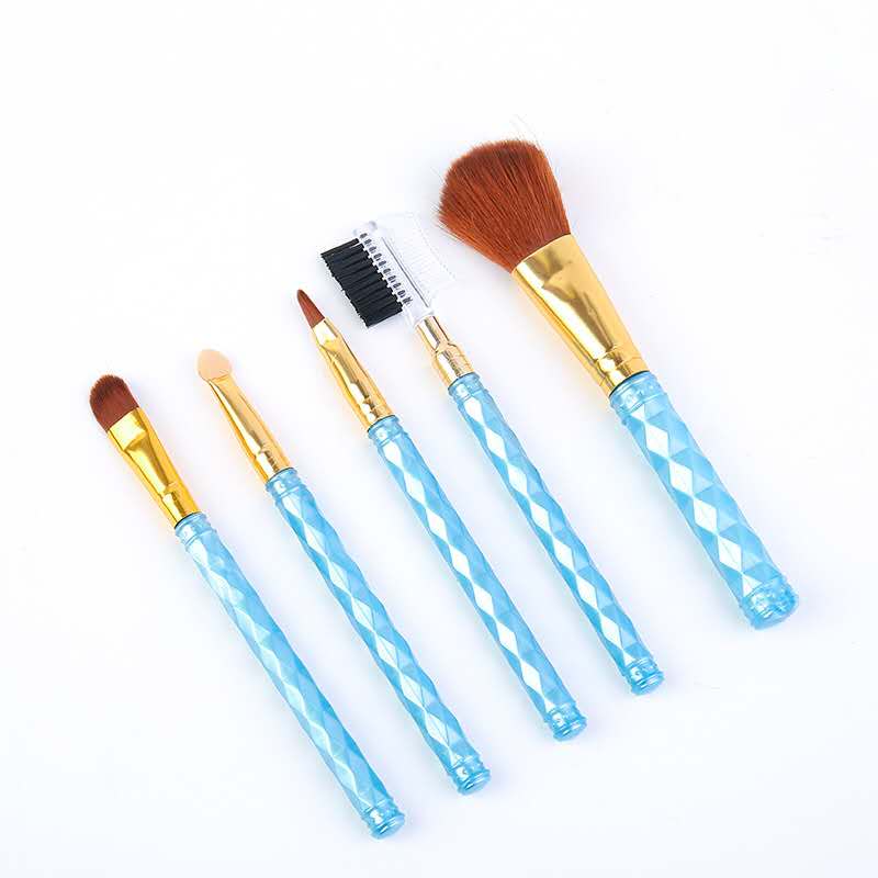 Beginner's 5-screw makeup brush set, complete makeup tools, eyeshadow, Internet celebrity set, eyebrow brush, blush, loose powder brush