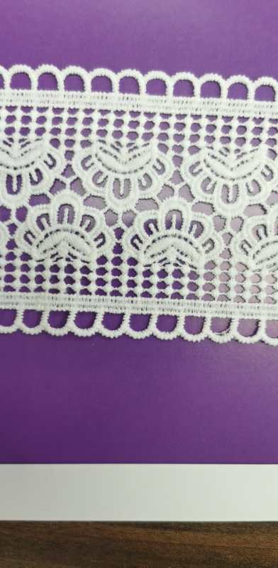 Double Peak Webbing Lace Elastic Multipurpose Webbing Garment Accessories With White details Picture