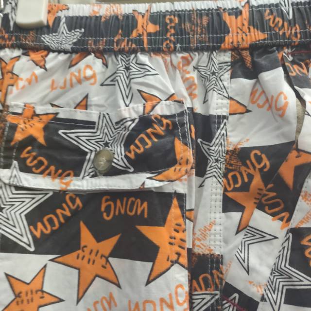 Shorts, men's trendy, fat beach sweatpants, beach pants, men's capri pants, summer men's loose, large underpants, quick-drying details Picture