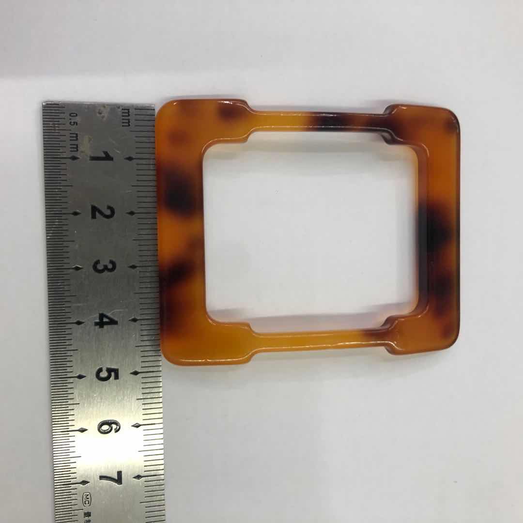 Diy Accessories Acetic Acid Sheet Retro Square Hanging Ear Accessories details Picture