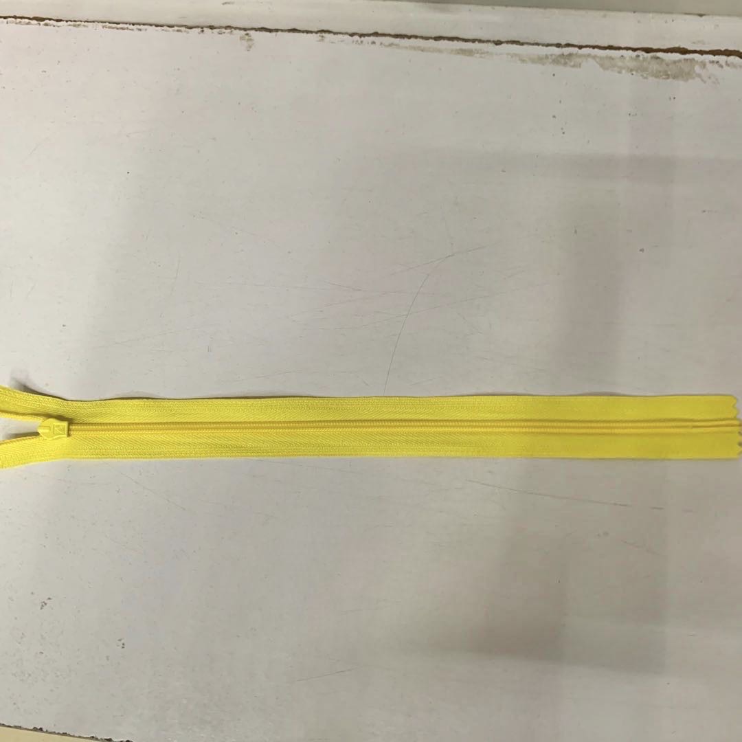 Pants zipper accessories Nylon zipper closed short pull lock clothes pocket men's trousers front zipper yellow zipper
