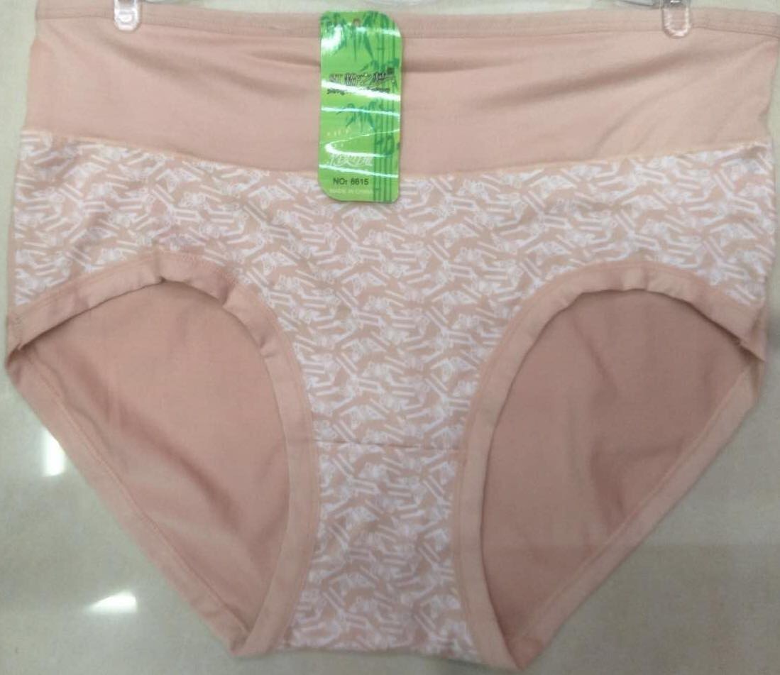 Foreign trade purple lady butterfly pattern underwear high waist casual female briefs details Picture