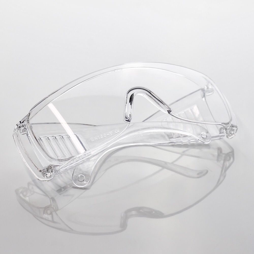 PC百叶窗防尘放风沙飞溅护目镜骑行劳保打磨电焊专用近视透明眼镜