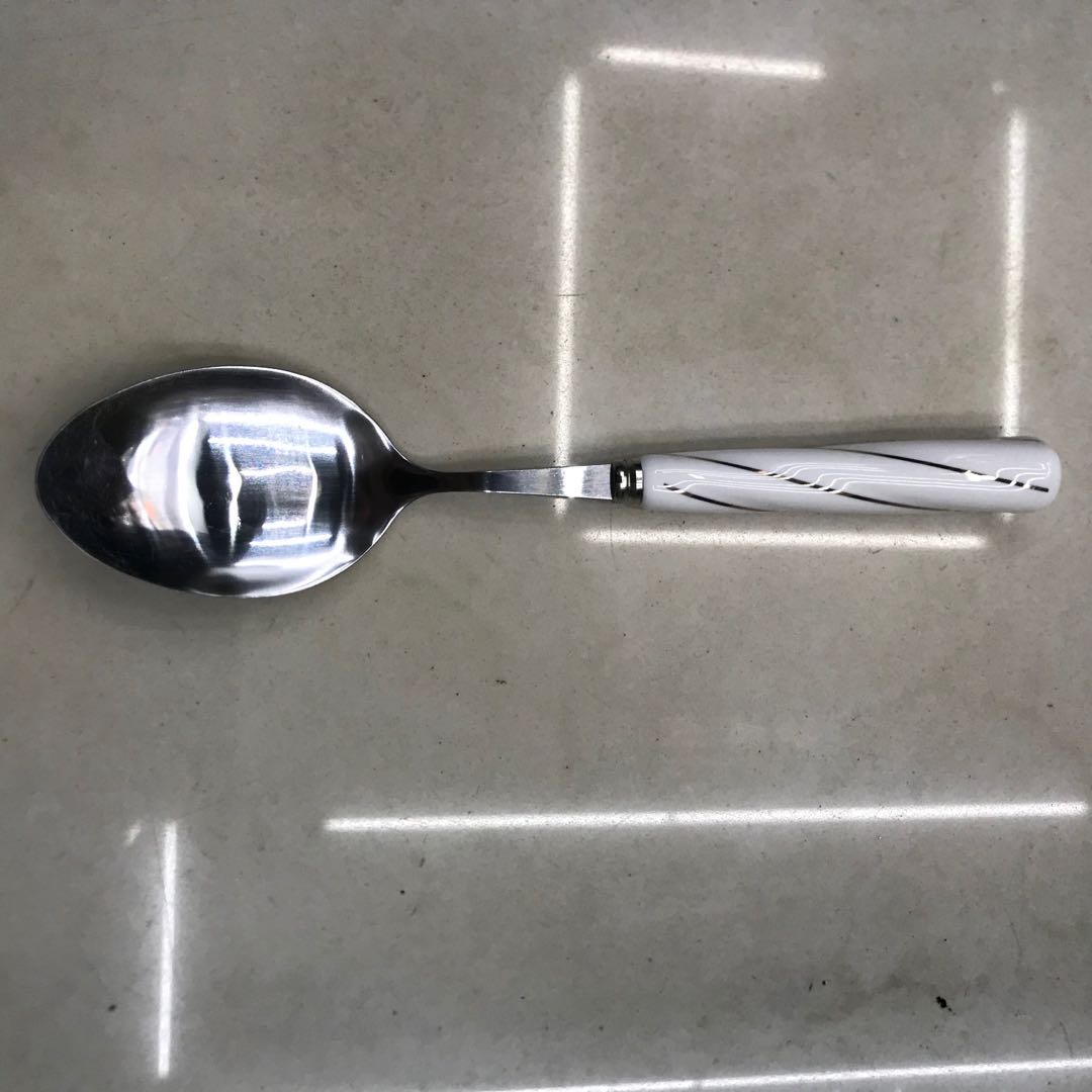 Stainless steel spoons, tableware, spoon spoons, small spoons, soup spoons, creative rice spoons