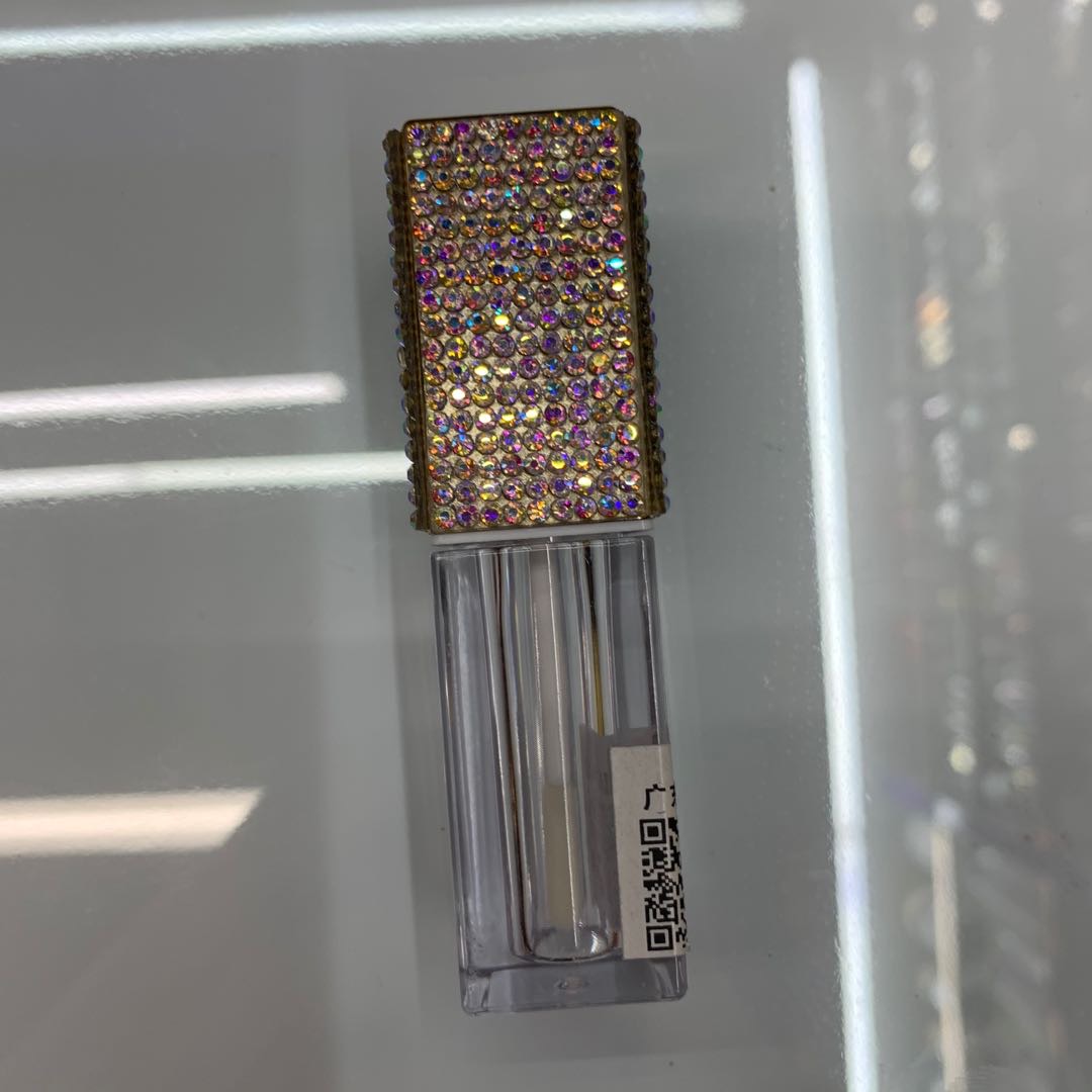 Crystal diamond flash lip balm packaging box cosmetic packaging