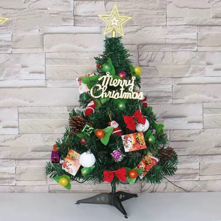 Grand Christmas tree, automatic light-emitting battery-powered decorative home set, Christmas led color light pendant, encrypted Specification image