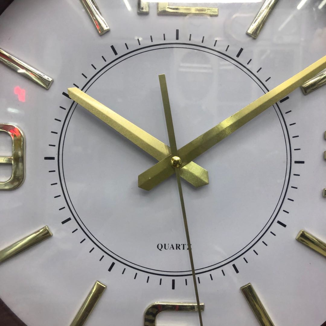 中式创意艺术家庭时钟客厅静音钟复古家用装饰卧室大挂钟表产品图