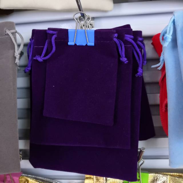 喜糖袋素色袋绒布袋圆盘袋现货批发厂家直销来样订做收口袋产品图