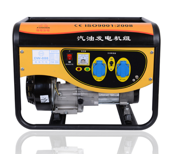 3000w汽油220V家用小型单相3/5/6/8Kw三相380伏迷你微型发电机
