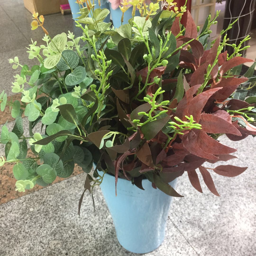 Simulation green foil plant plant direct dry flower decorations