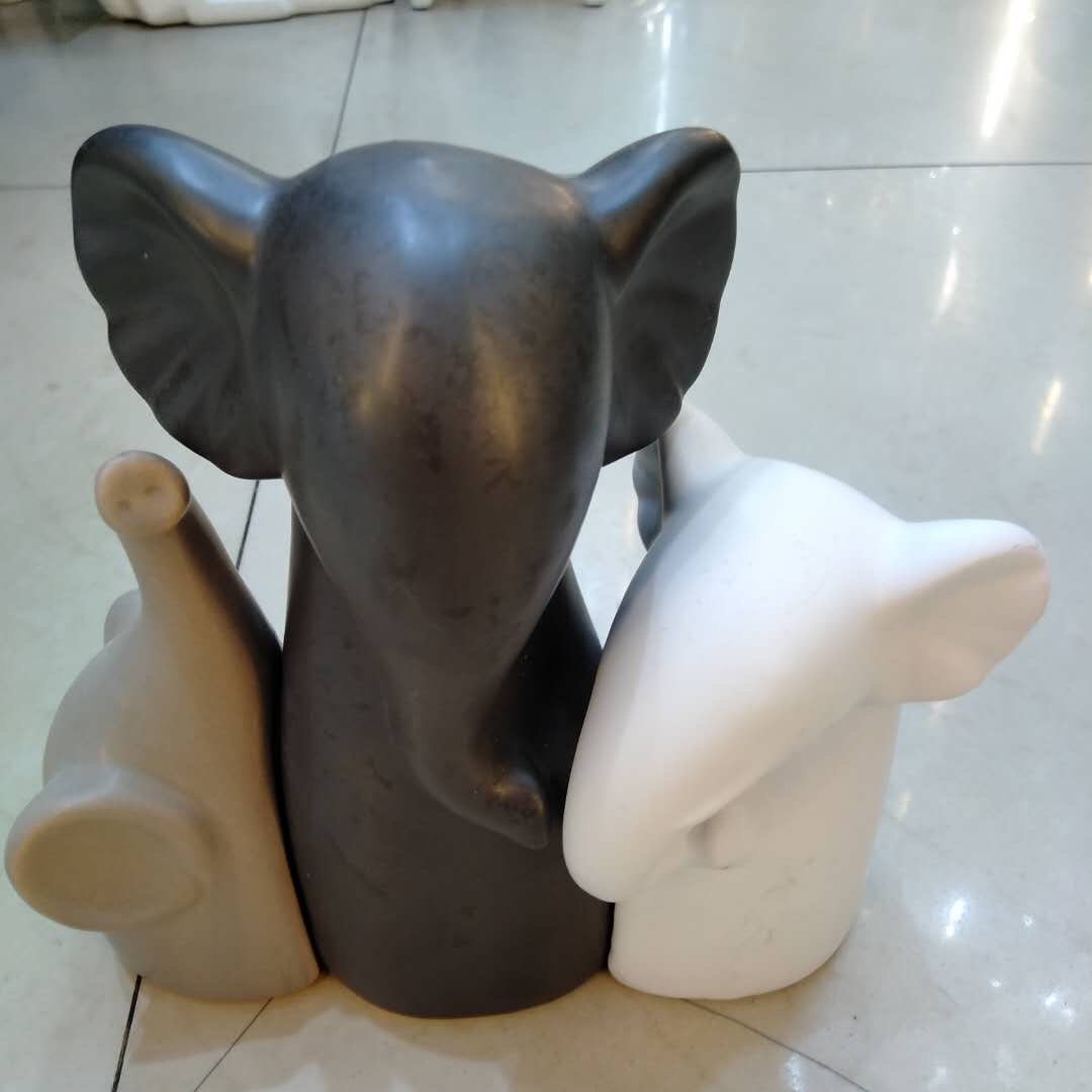 Nordic three color small elephant is lovely contracted wind lives in ornament of sitting room ornament article 55058 thumbnail