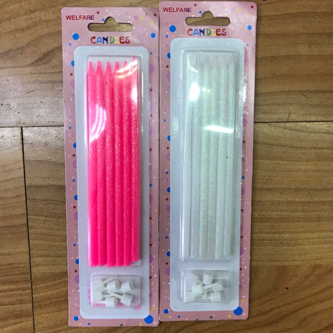 金粉蜡烛节日蜡烛生日蜡烛圣诞蜡烛颜色可混色