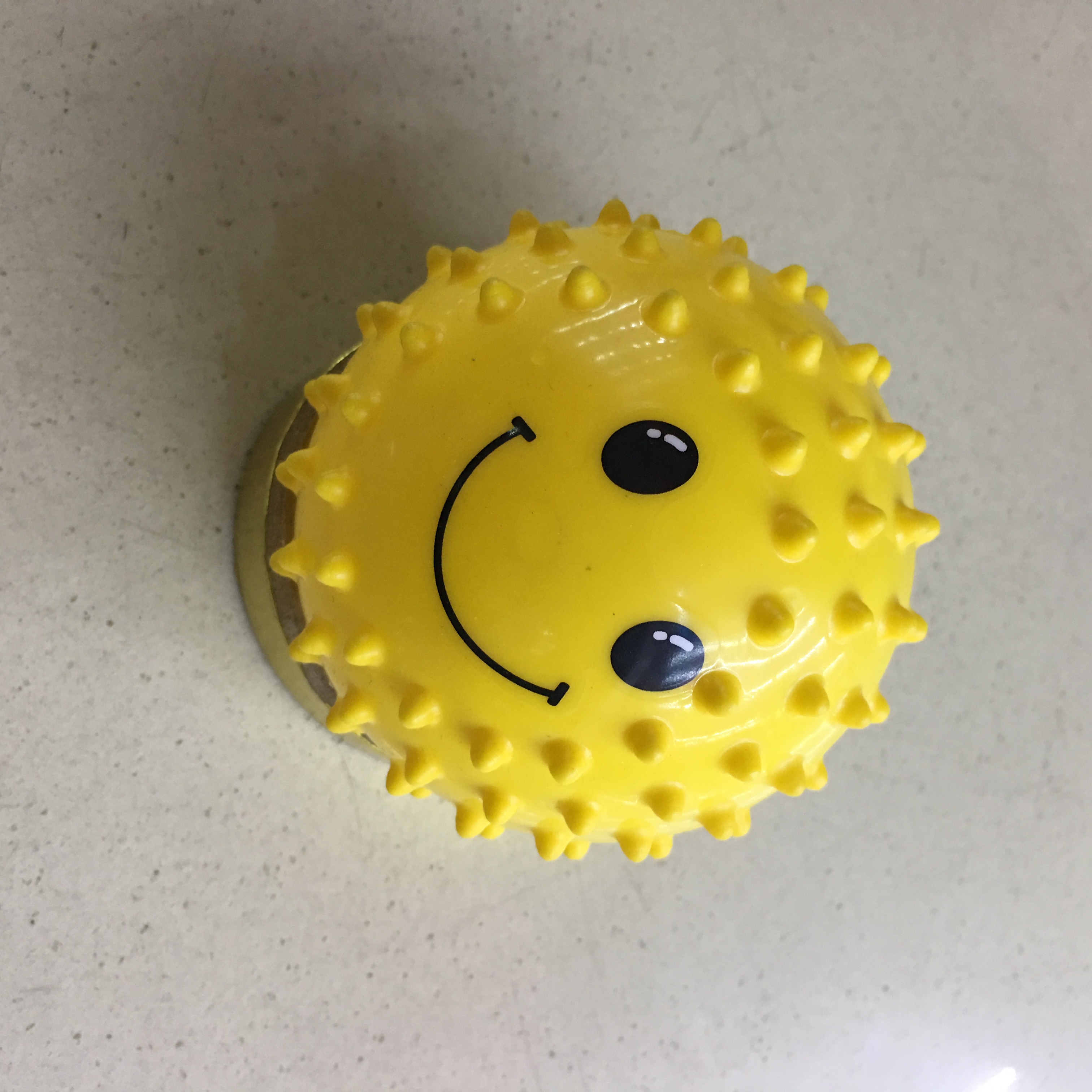 Leather Ball Children's Toys Kindergarten Special Elastic Pat Ball Non-Toxic Smiley Massage Ball Baby Home