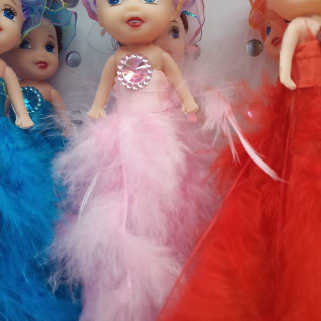 Doll Keychain Cute Princess Girl Bag Hanging Accessories Children's Schoolbag Doll Small Pendant Handmade Doll Specification drawing