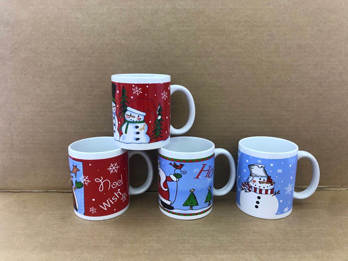 厂家直销陶瓷杯水杯卡通水杯外贸图