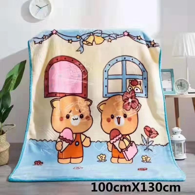 2020 New Factory Direct Sales Boutique Cartoon Printed Cloud Blanket Children Blanket Specification drawing