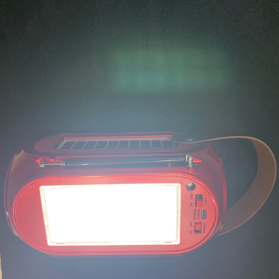 RX-BT27LS带蓝牙USB太阳能带灯老年便携式收音机多波段收音机手机支架产品图