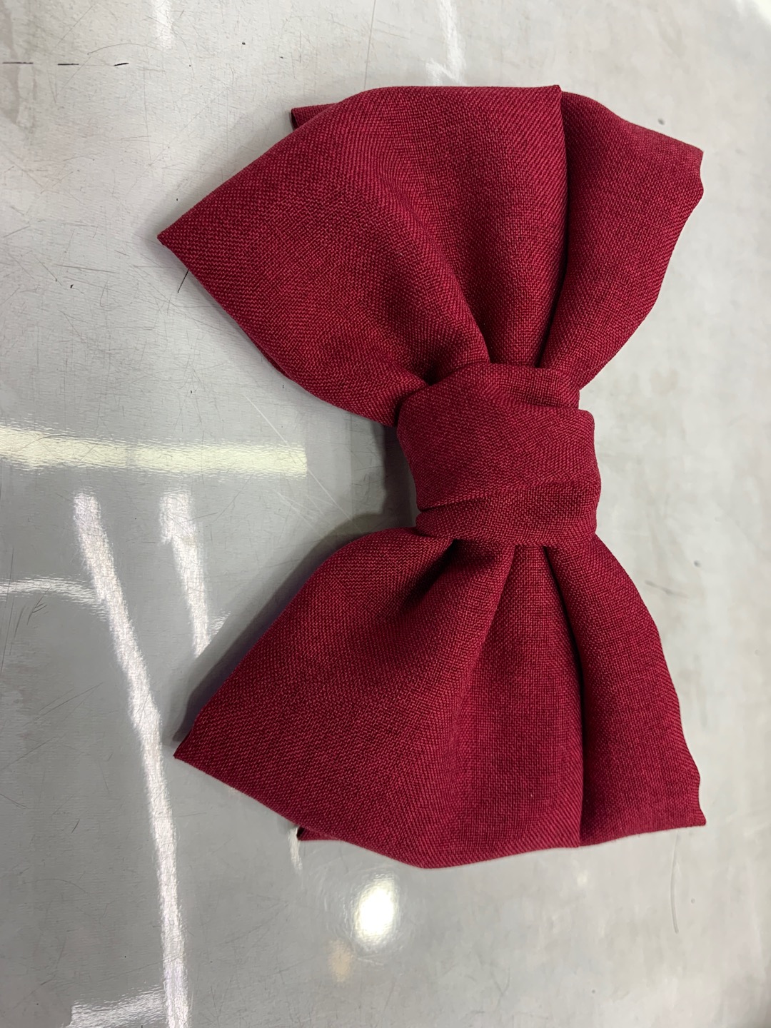 New linen and linen bow hair clips for women's daily hair accessories details Picture