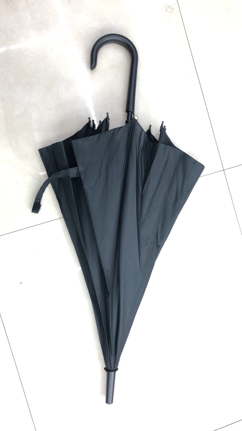 56 cm X10 automatic spray-painted black cloth umbrella Specification image