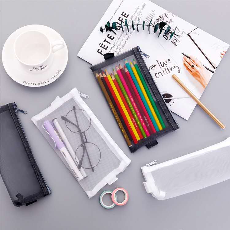 大容量铅笔袋拉链文具袋学生考试便携产品图