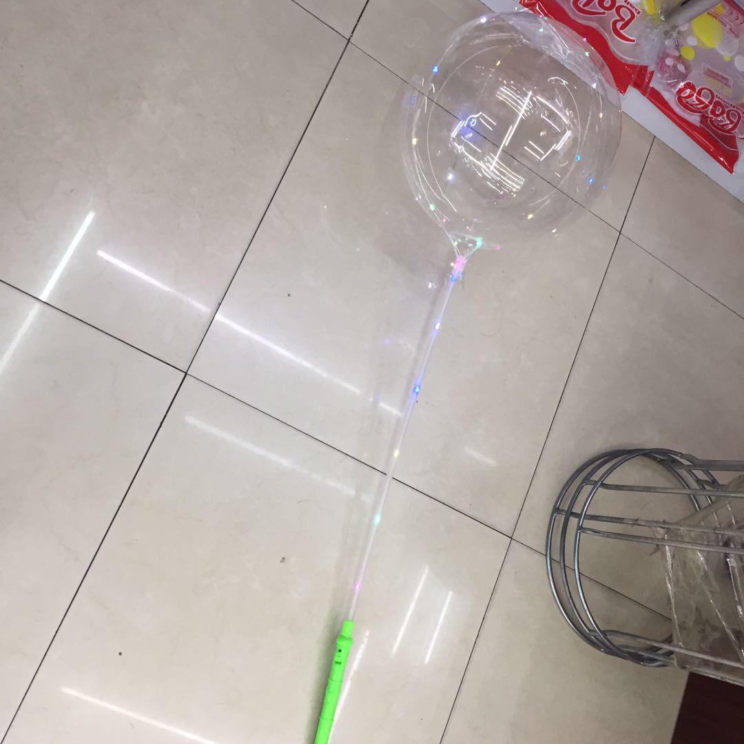 网红闪光透明波波球夜市地推热卖地摊产品