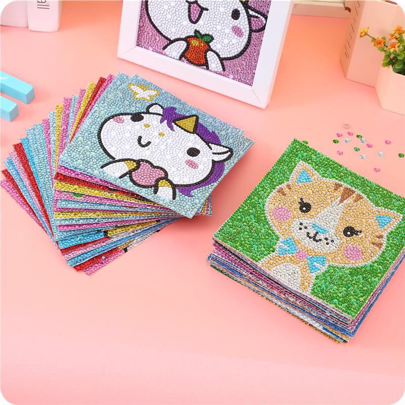diy children's diamond paintings, handcrafted diamond embroidery, small new style cross-stitch Specification image