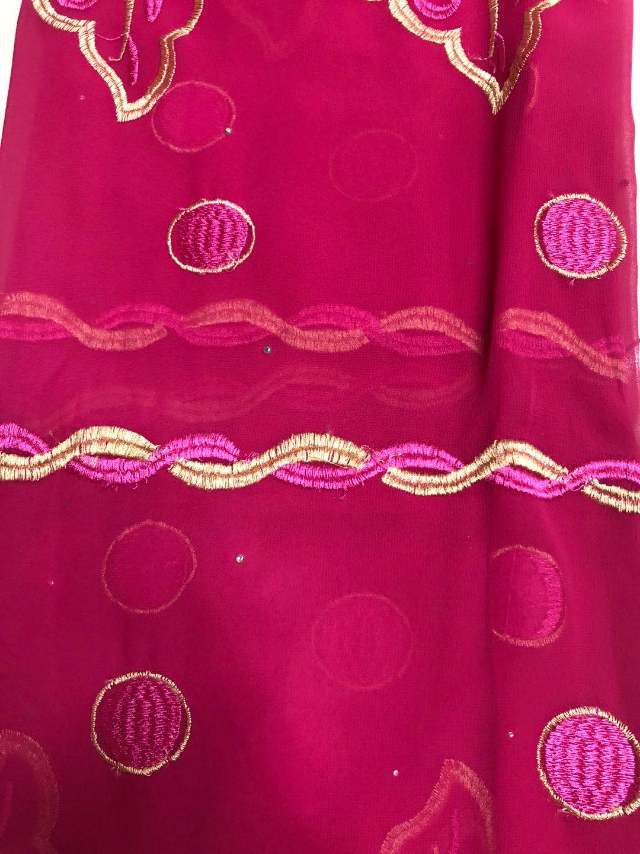 Muslim headscarf, long scarf, chiffon embroidered scarf, headscarf, long scarf, wrapped headscarf Specification image