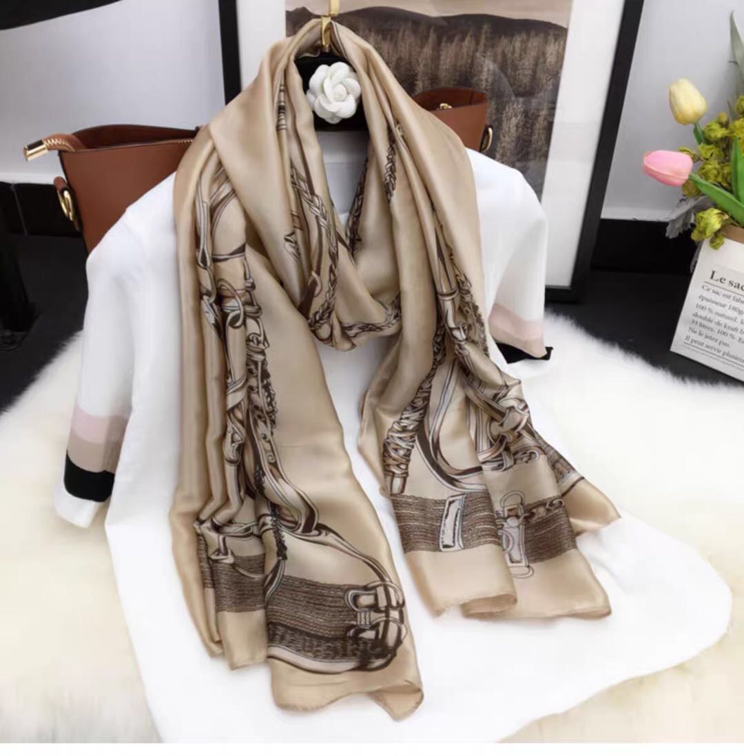 Women's Fashion Korean Retro Printed Chiffon Scarf Scarf Shawl