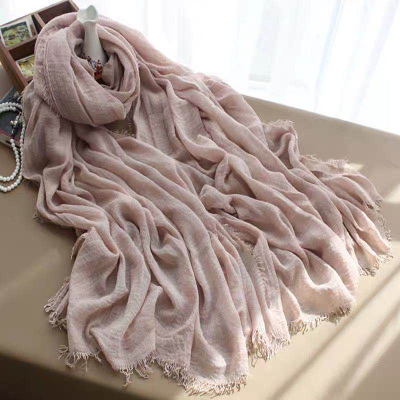 Shawl temperament scarf ladies dual-use hot style versatile spring and autumn ocean style long towel thumbnail