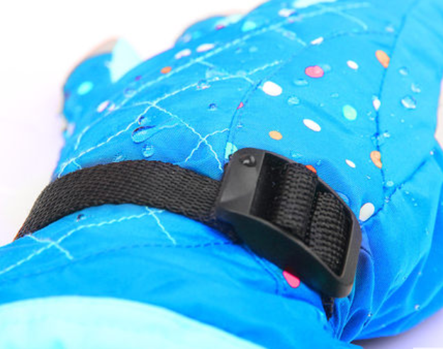 Ski gloves for outdoor men and women, windproof, waterproof, warm, sports, cold-proof, winter cycling, children's thickened gloves details Picture