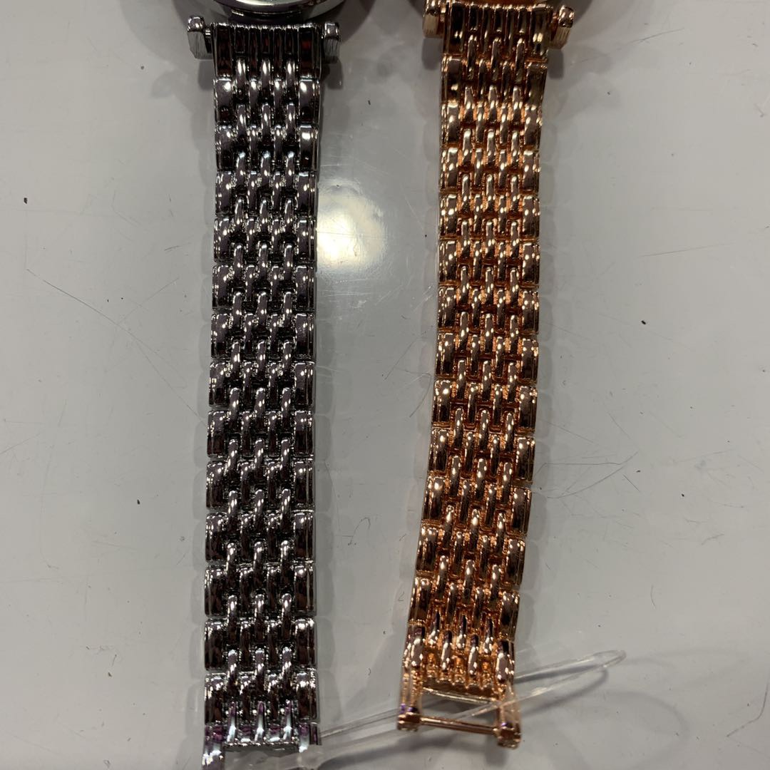 满天星镶钻女士网带手表超薄时尚链条女士手表细节图