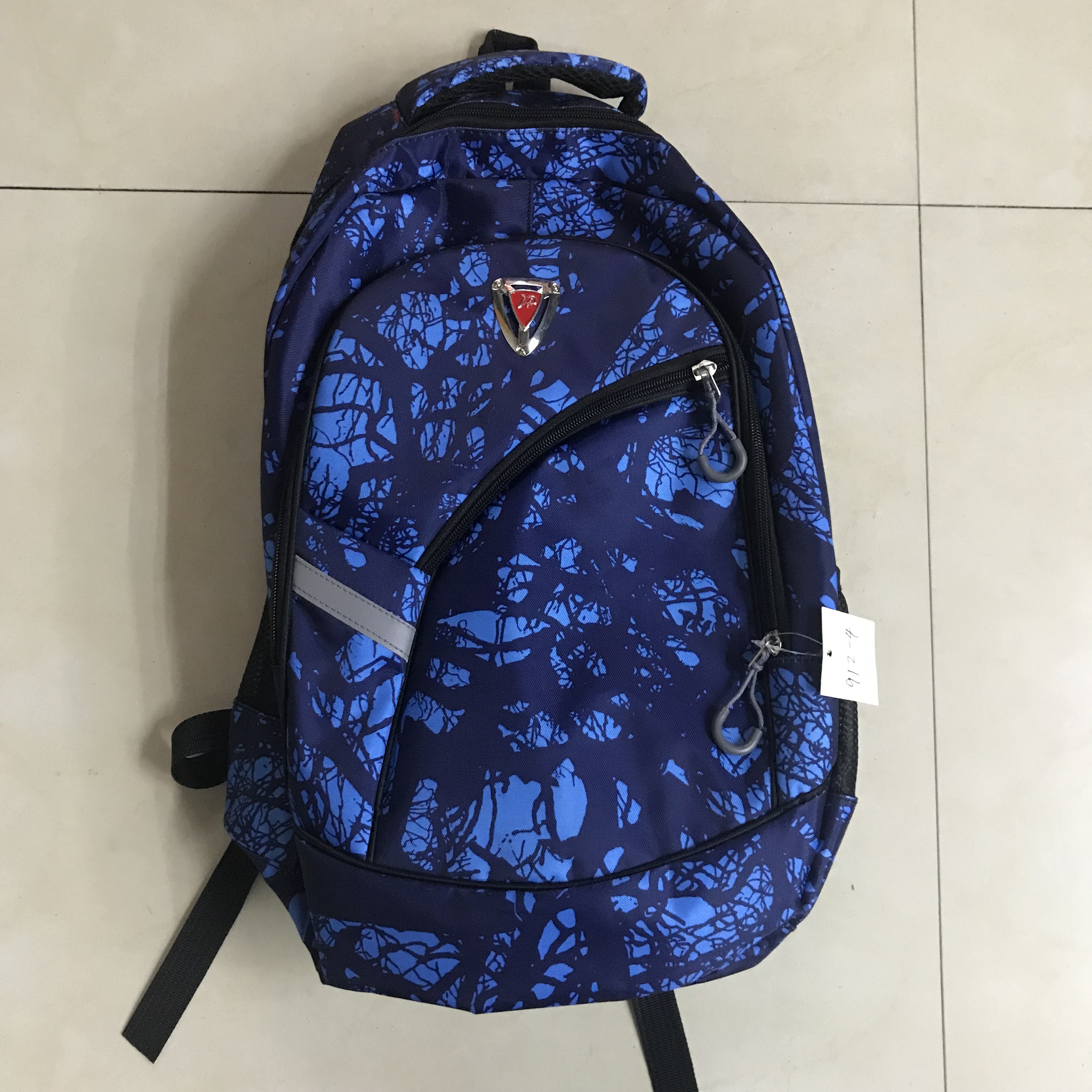 Blue Schoolbag Men's Backpack Large Capacity Bag