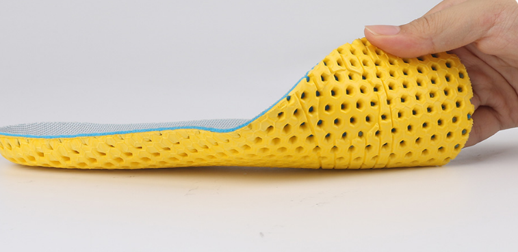 Sports Insole For Men And Women Breathable, Perspiration Absorbent Air Cushion Basketball Thickened Cushioned Honeycomb Insole Comfortable Super Soft details Picture