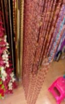 厂家直销正品31根清一色棕色木珠门帘 适用于中高端客户
