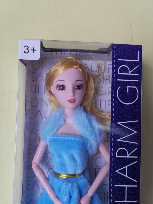 The doll barbie princesses gift box with high imitation silicone material Specification drawing