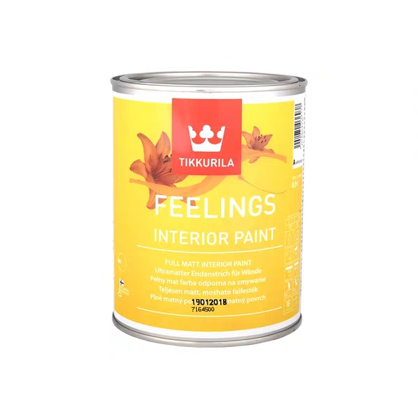 TIKKURILA original imported Fenlin paint, all-in-one interior wall paint, latex paint, interior home paint, refurbished 0.9L finish paint full figure