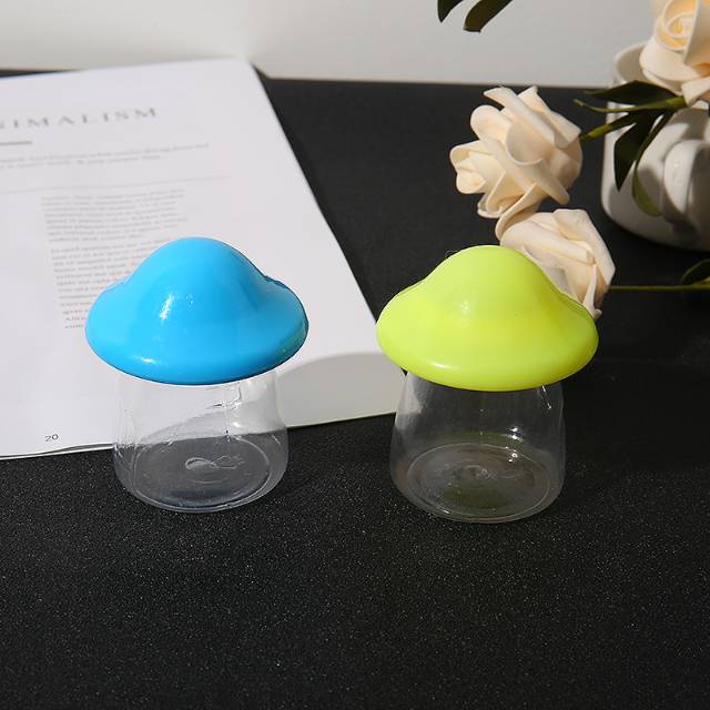 Mushroom plastic Bottle PET bottle Shrem Crystal mud bottle Children's jewelry plastic bottle stationery packaging bottle thumbnail