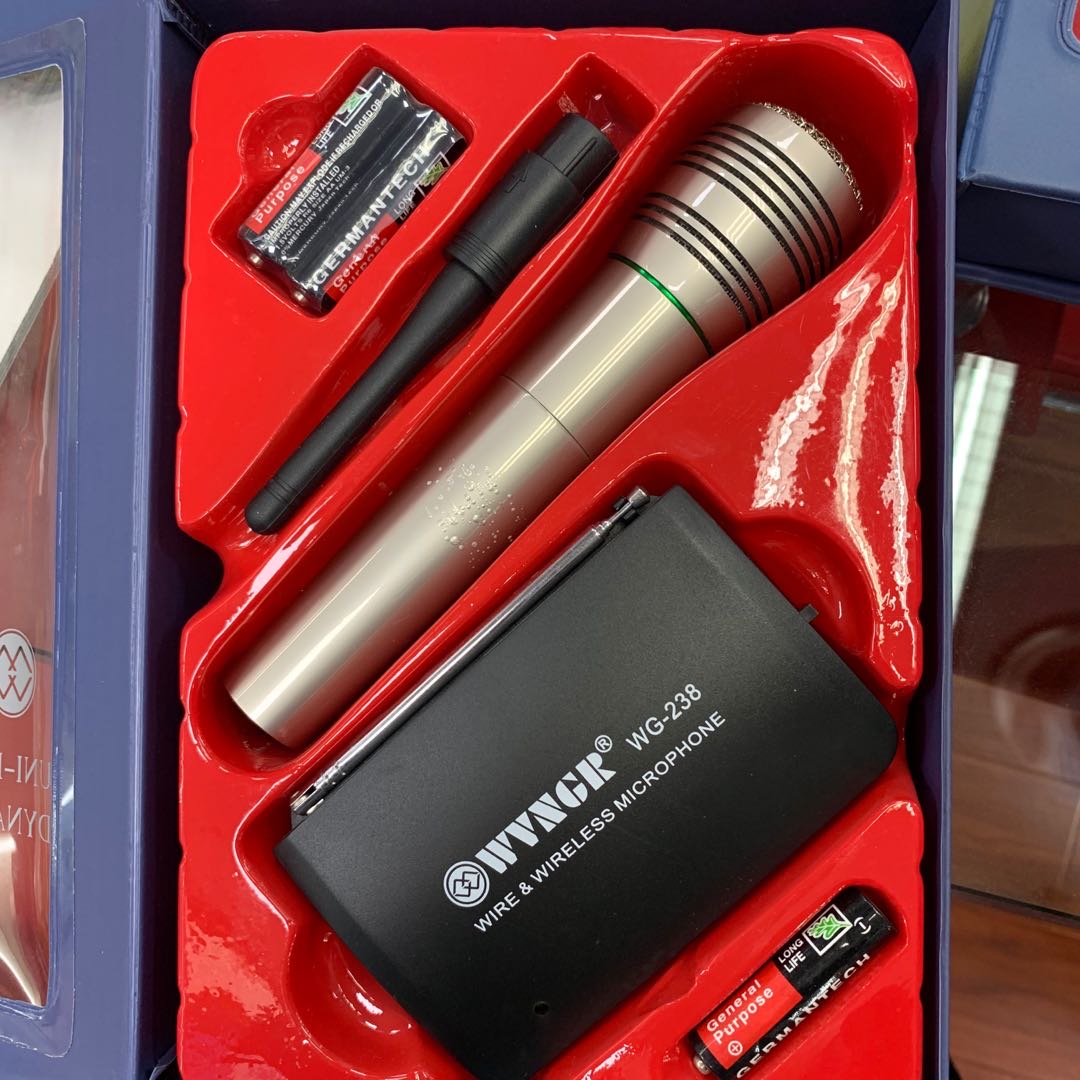 WVNGR-238香槟色有线无线话筒麦克风套装专用手持