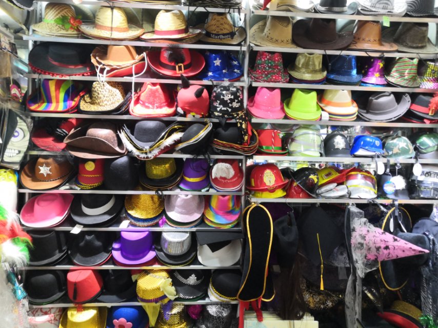 Qianfang Festival wig hat describe pic - 1