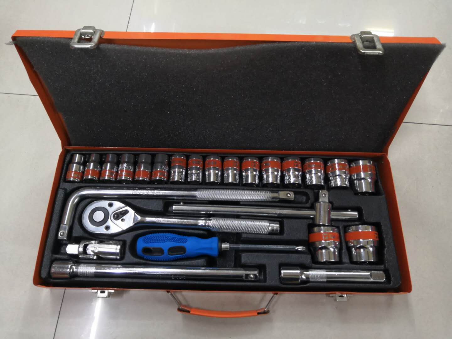 25pcs套筒租合电动磁性强力套筒头风批