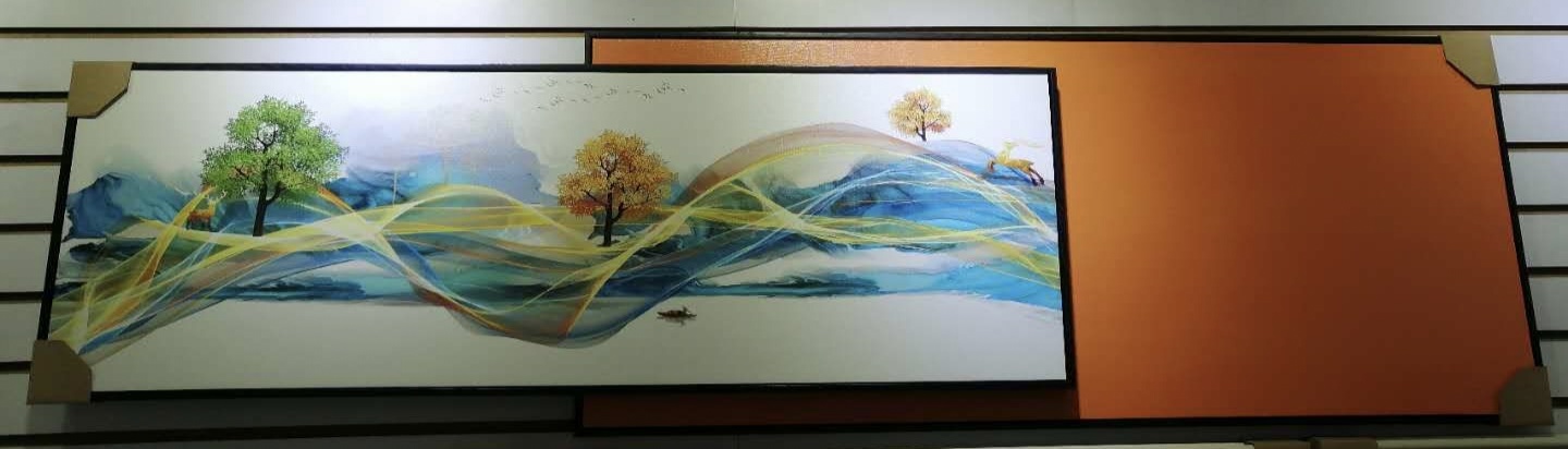 一涵画业现代简约晶瓷装饰画