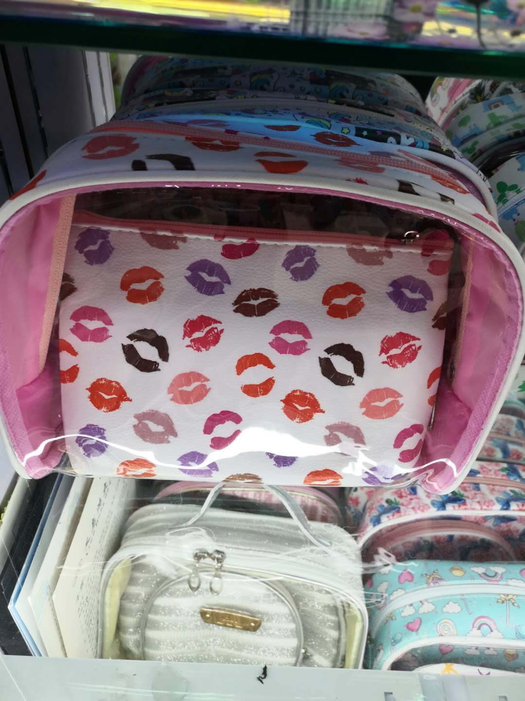 Three-Piece Portable Makeup Bag Dressing Bag Clear Makeup Bag Storage Bag Toiletry Bag